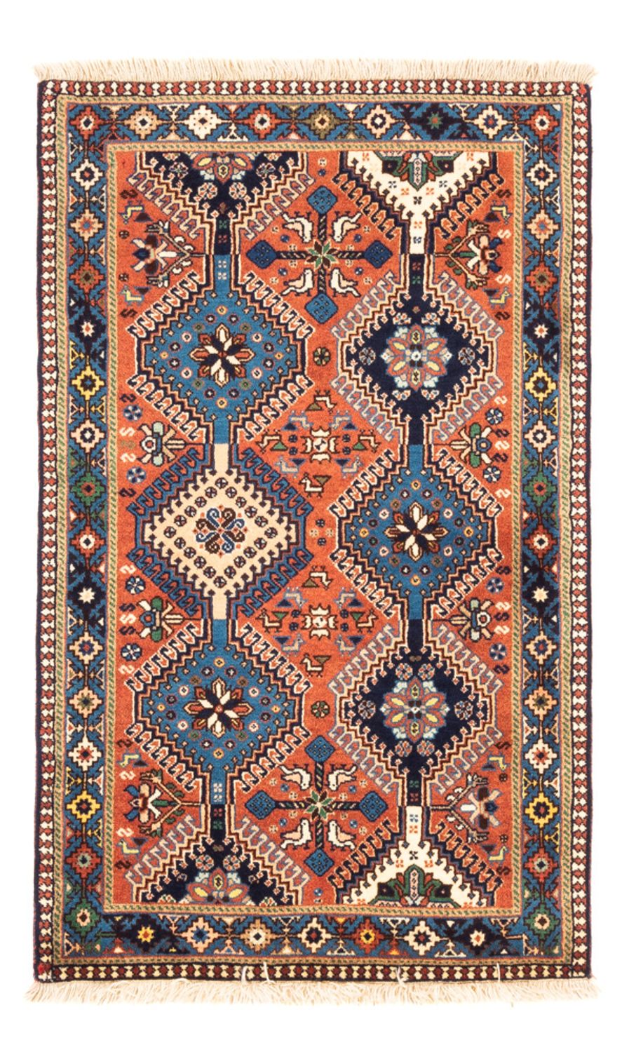Perserteppich - Nomadic - 127 x 80 cm - rot