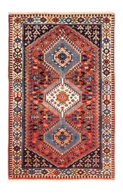 Perserteppich - Nomadic - 125 x 81 cm - rot