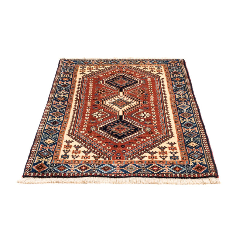 Perserteppich - Nomadic - 131 x 82 cm - rot