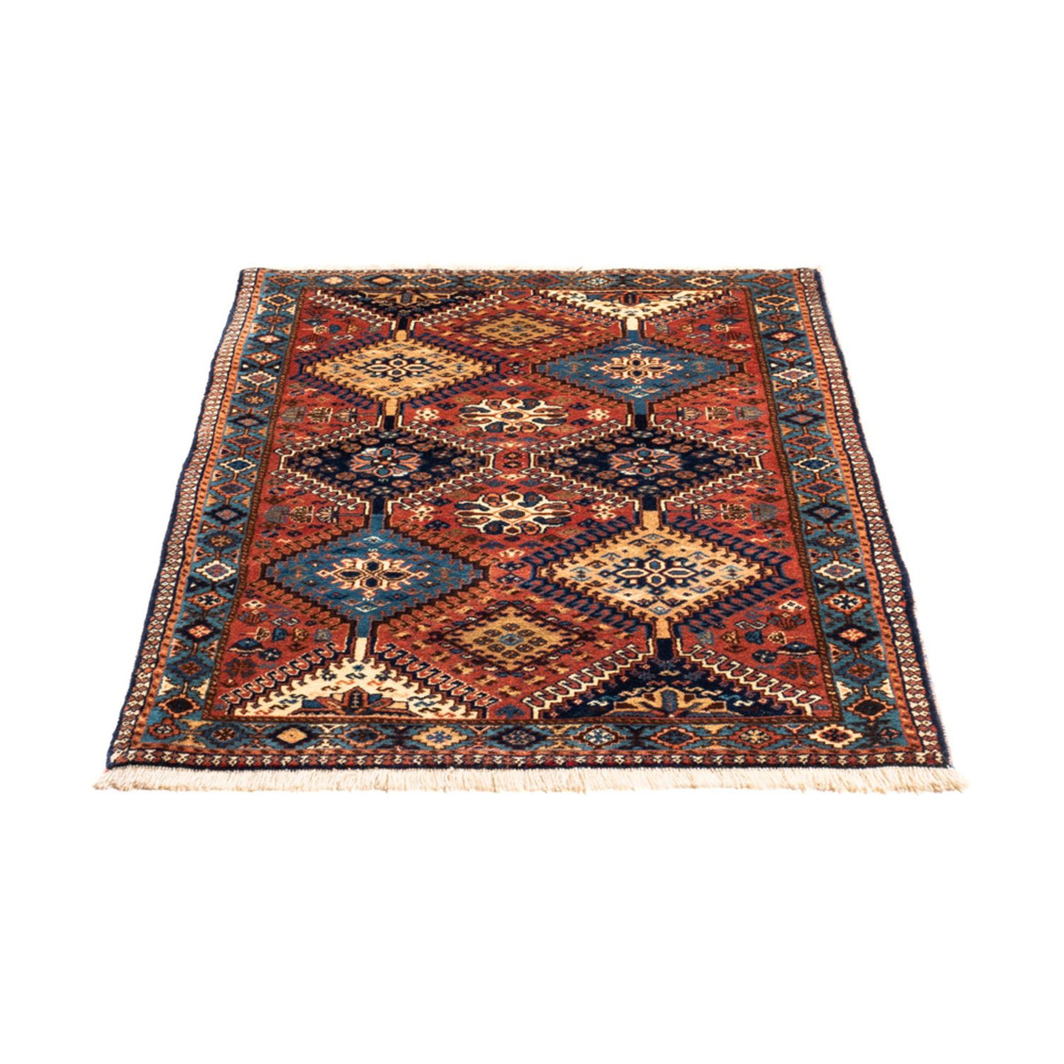 Perserteppich - Nomadic - 130 x 82 cm - rot