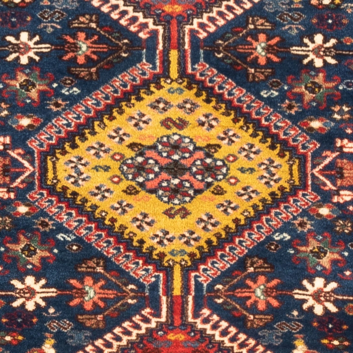 Perserteppich - Nomadic - 120 x 83 cm - dunkelblau