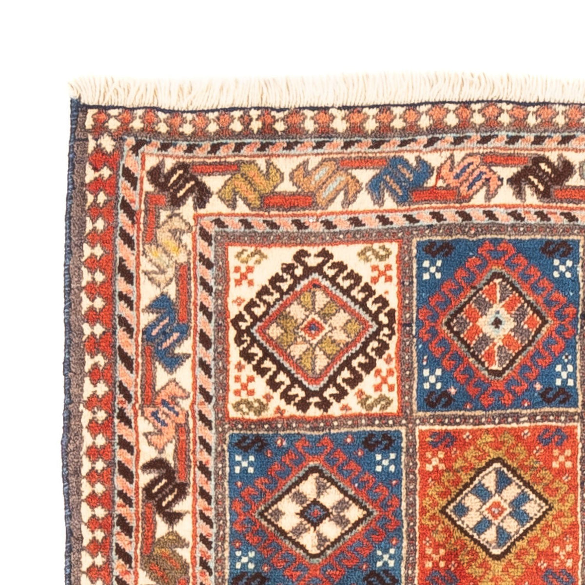 Perserteppich - Nomadic - 122 x 79 cm - mehrfarbig