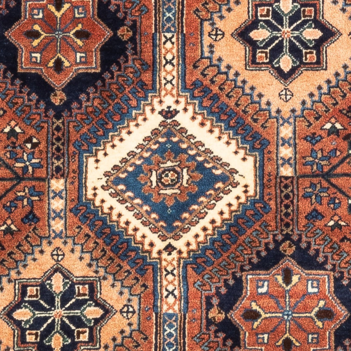 Perserteppich - Nomadic - 128 x 81 cm - rot