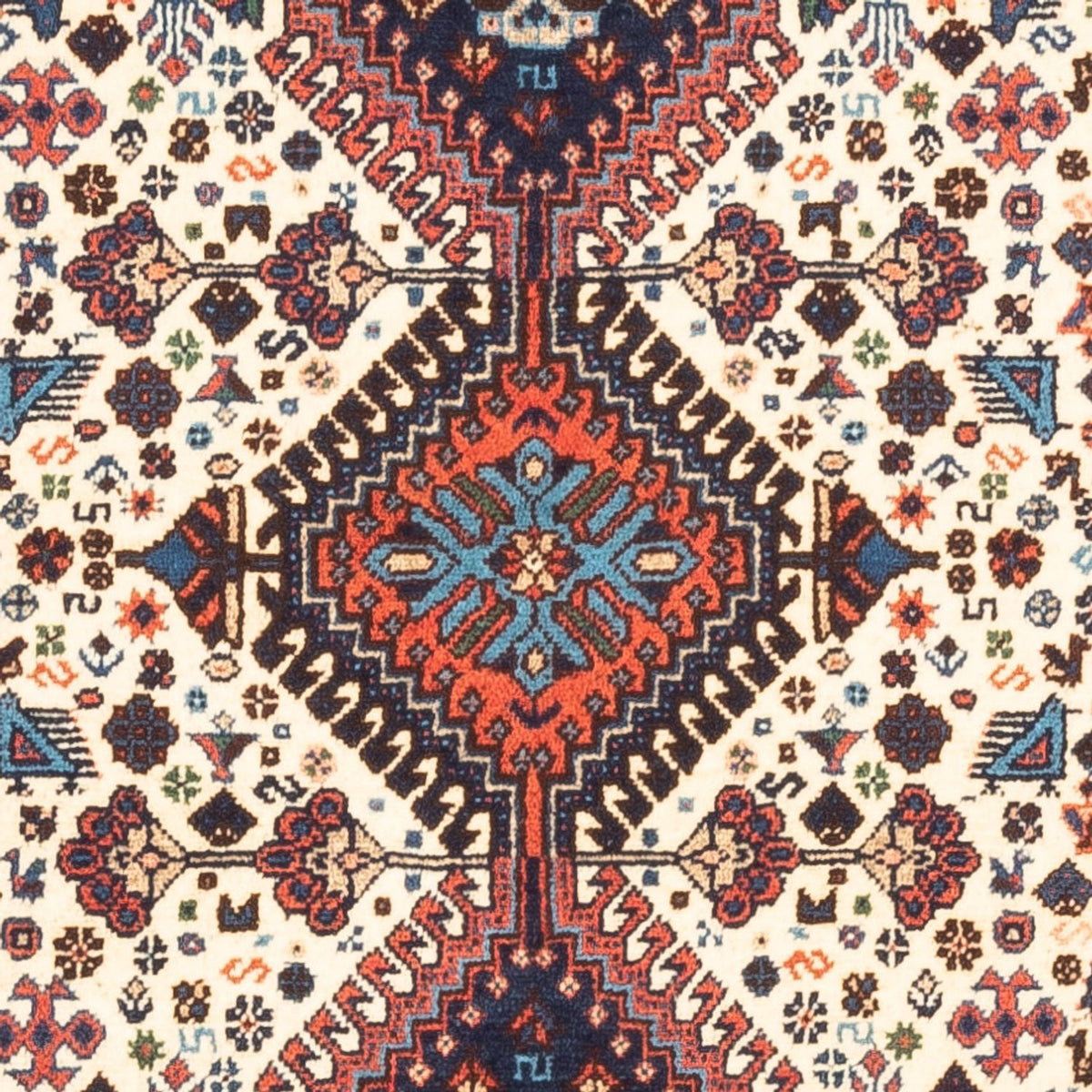 Perserteppich - Nomadic - 128 x 83 cm - creme