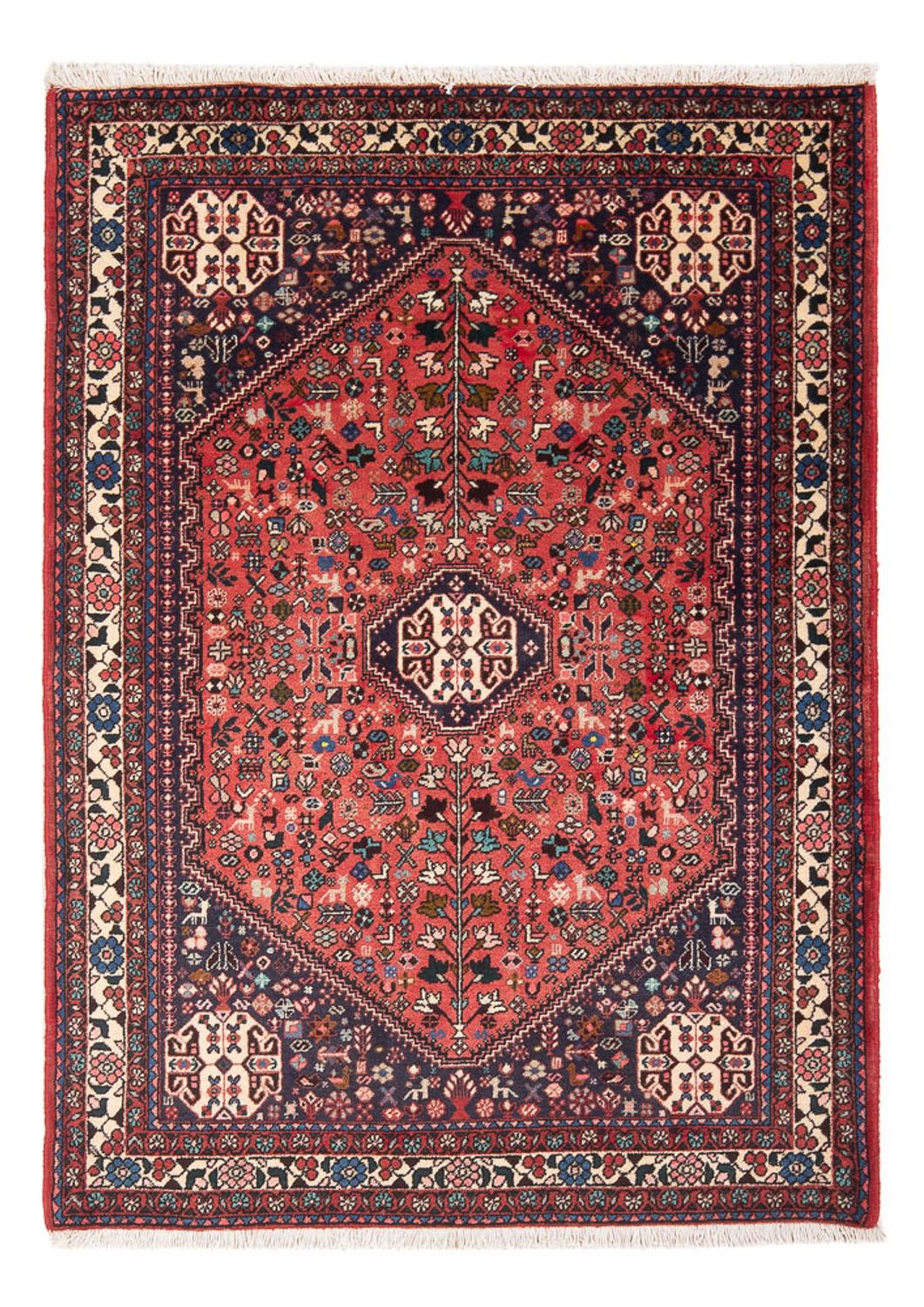 Perserteppich - Nomadic - 155 x 102 cm - rot