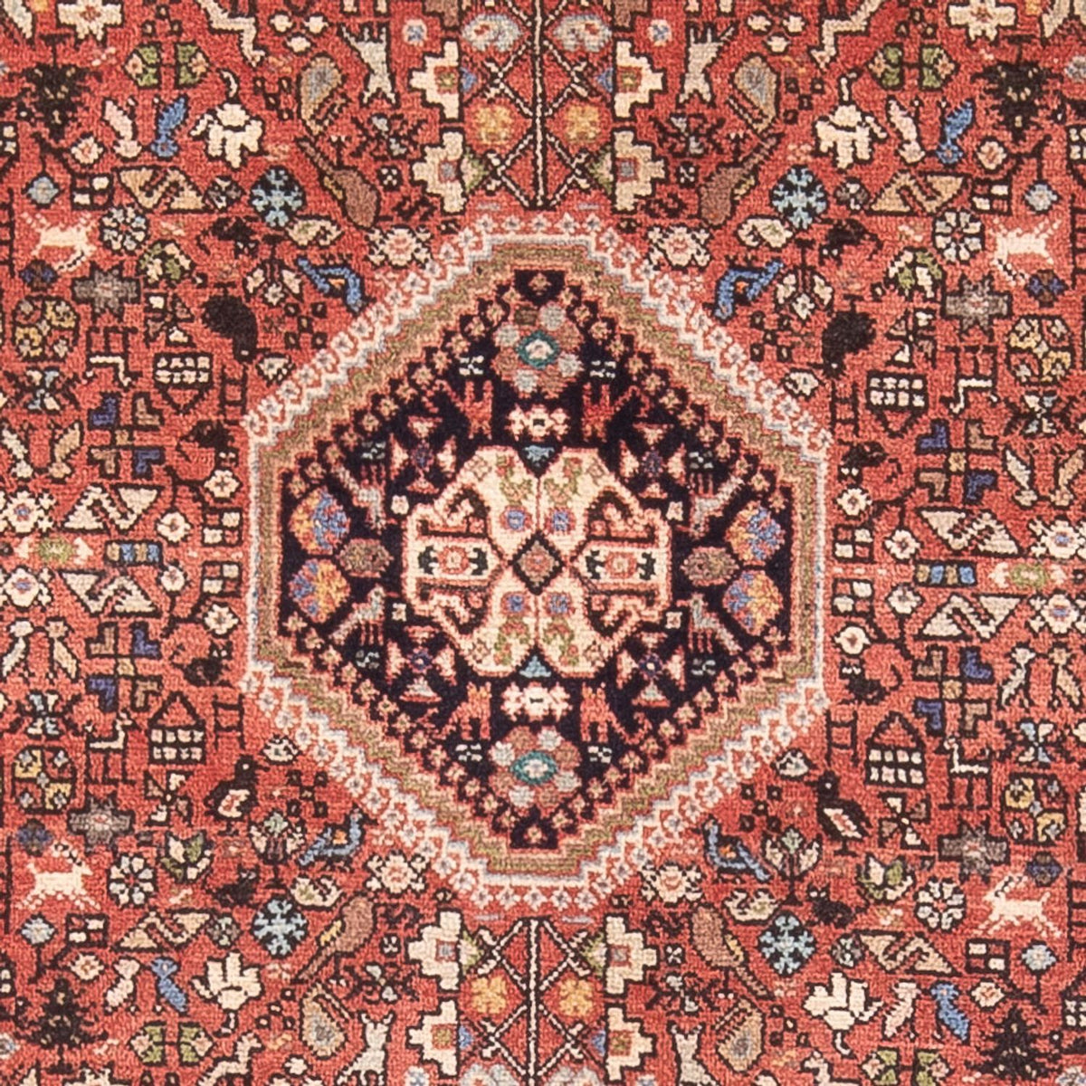 Perserteppich - Nomadic - 150 x 105 cm - rot