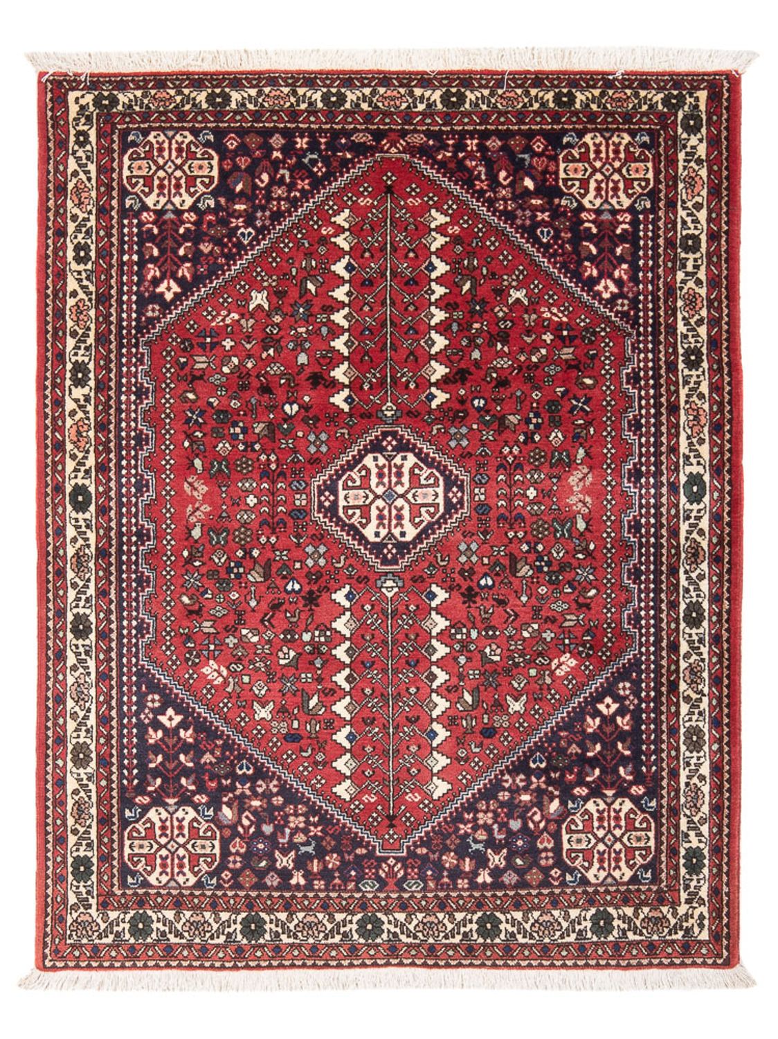 Perserteppich - Nomadic - 145 x 103 cm - rot