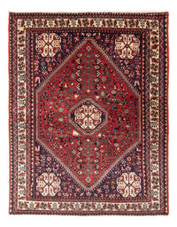 Perserteppich - Nomadic - 140 x 103 cm - rot
