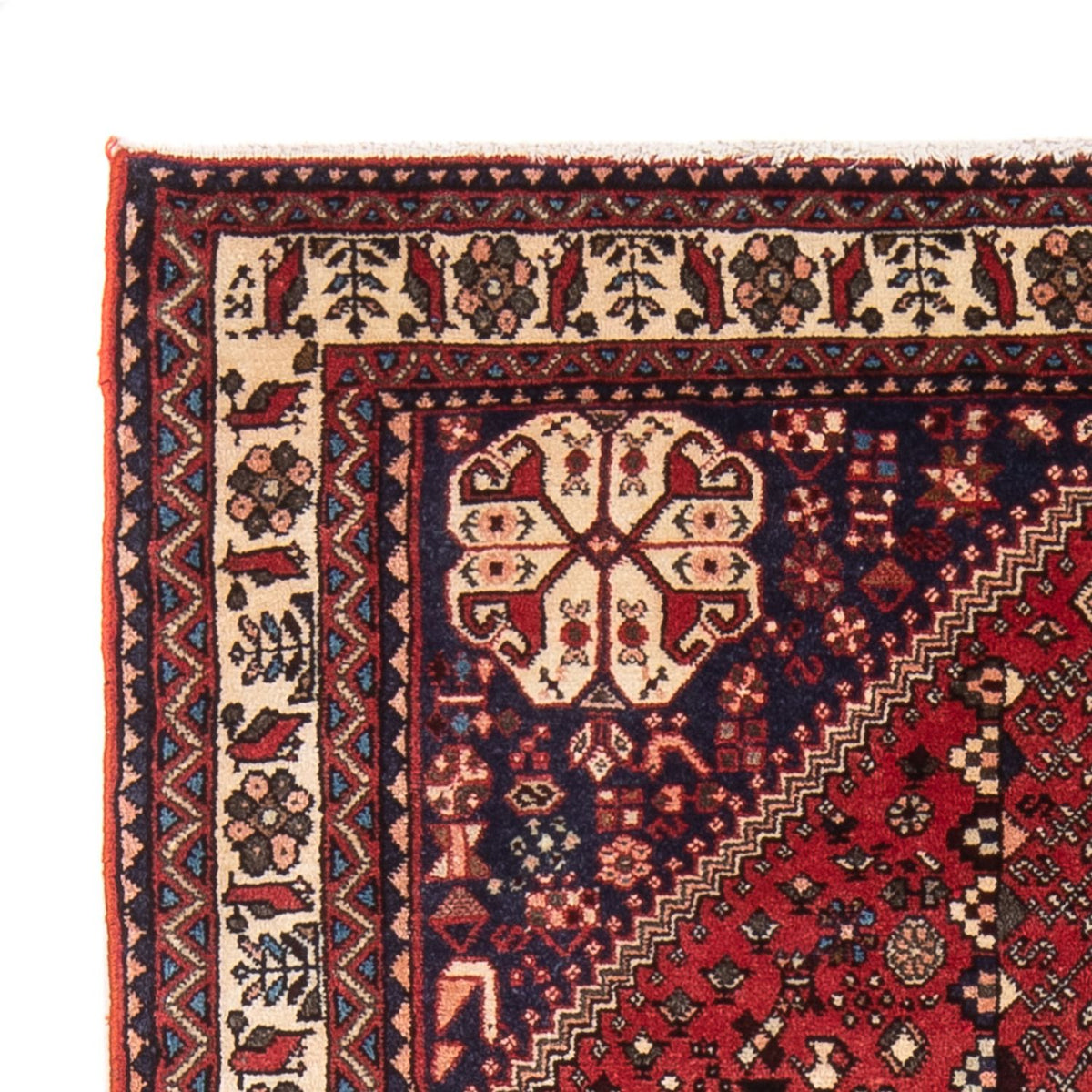 Perserteppich - Nomadic - 140 x 103 cm - rot