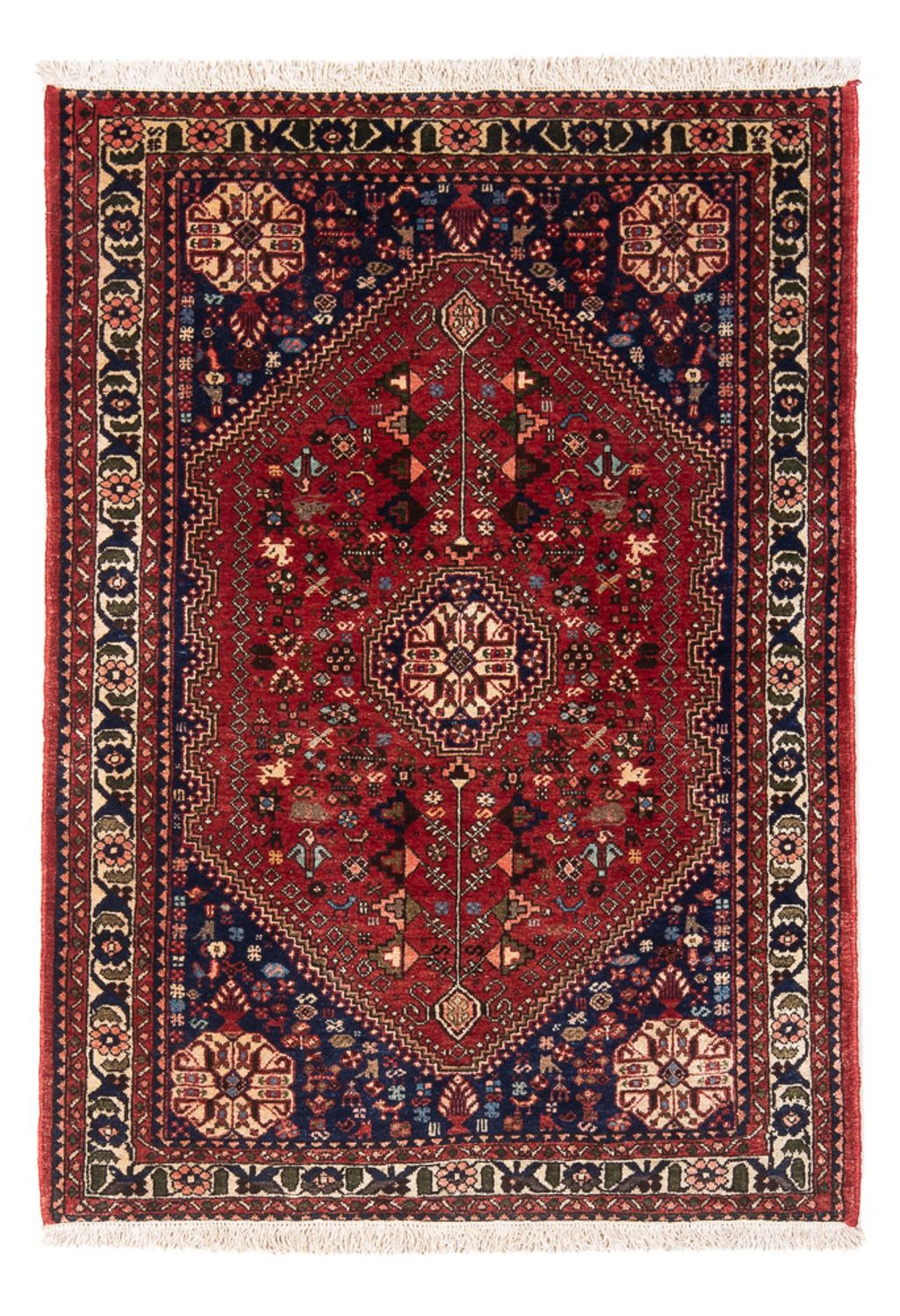 Perserteppich - Nomadic - 156 x 104 cm - rot