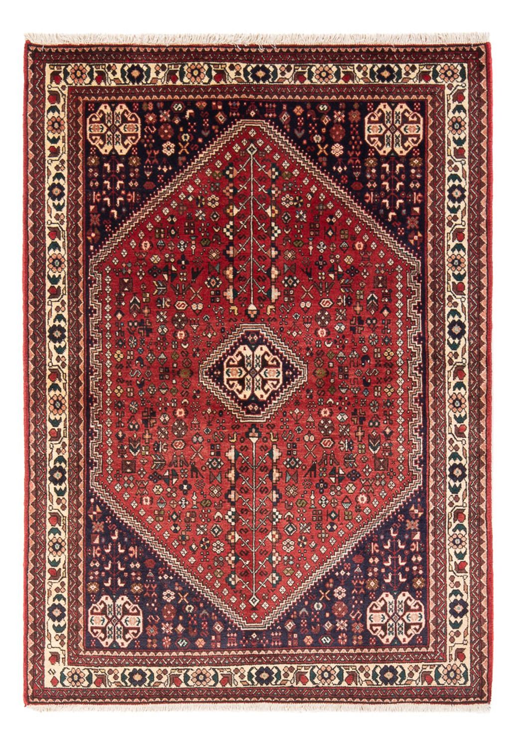 Perserteppich - Nomadic - 150 x 103 cm - rot