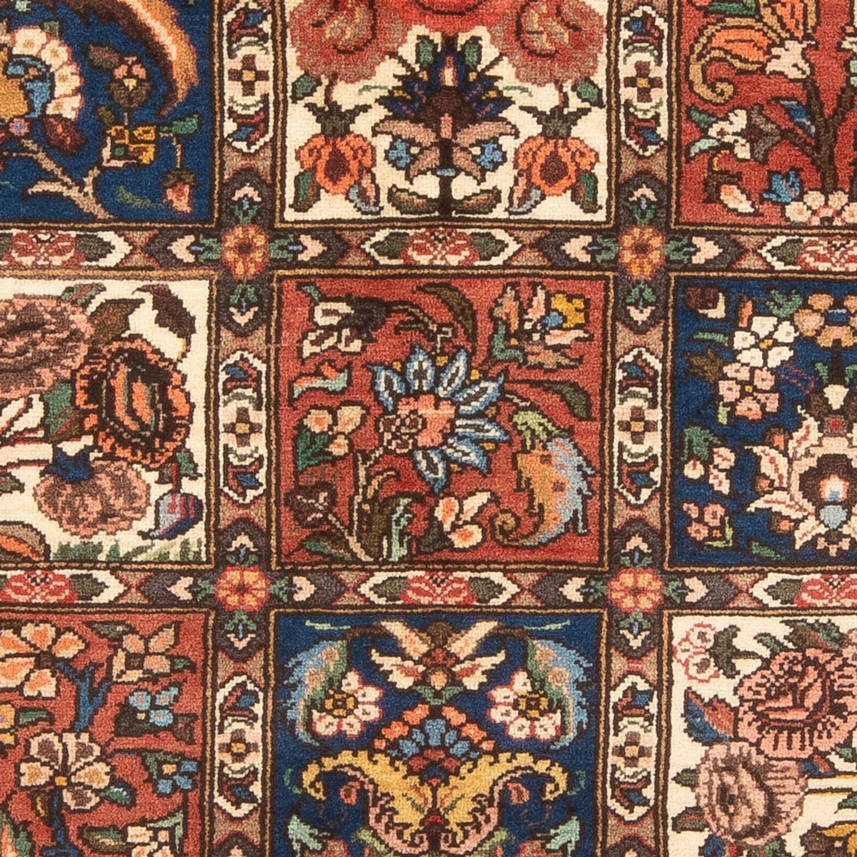 Perserteppich - Nomadic - 196 x 140 cm - mehrfarbig