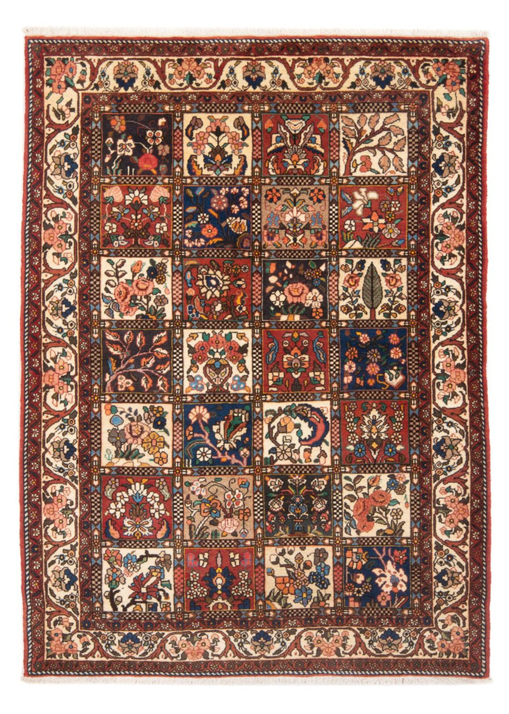 Perserteppich - Nomadic - 188 x 133 cm - mehrfarbig