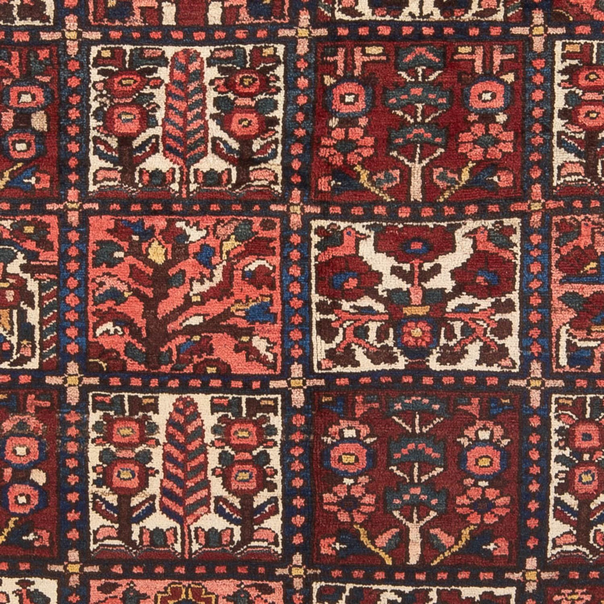 Perserteppich - Nomadic - 202 x 157 cm - mehrfarbig