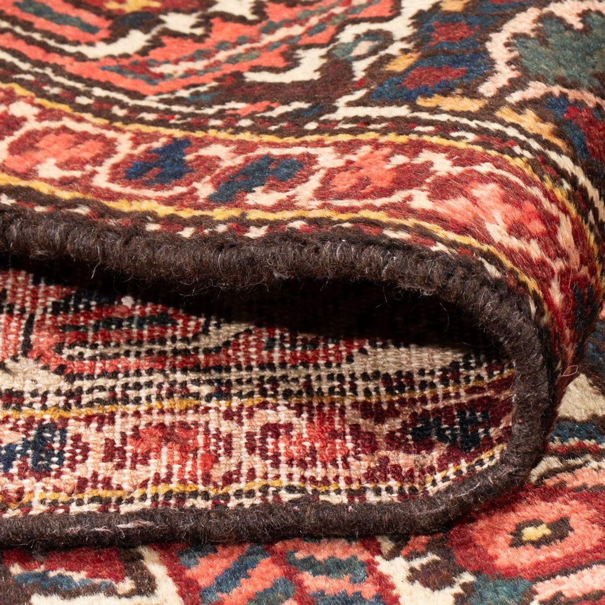 Perserteppich - Nomadic - 202 x 157 cm - mehrfarbig