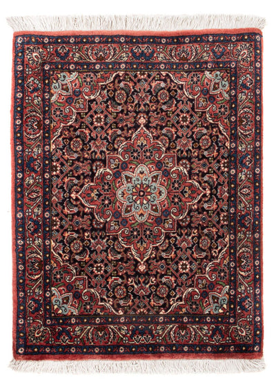 Bidjar - Takab Teppich 50x67cm - Perserteppich - dunkelblau