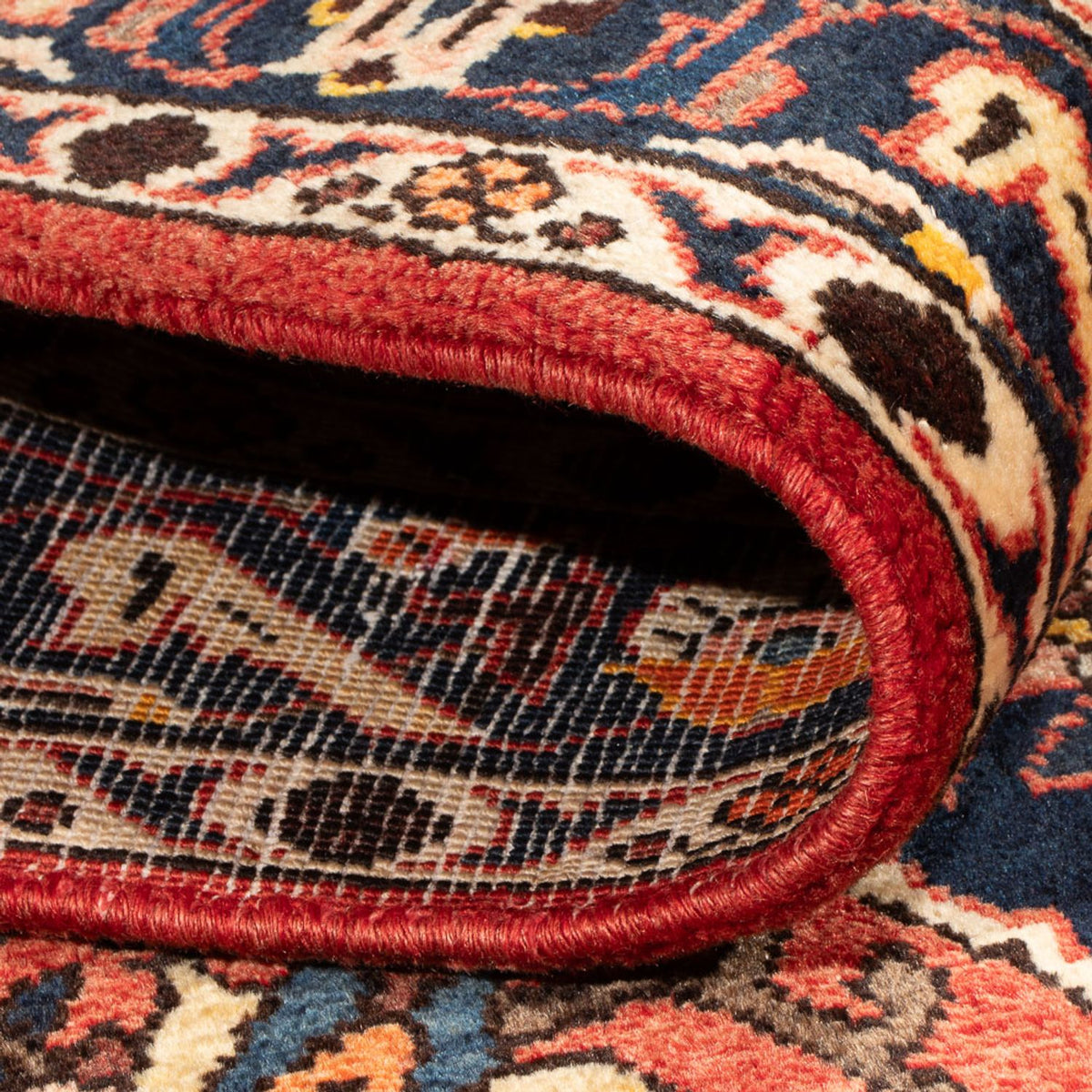 Perserteppich - Nomadic - 208 x 135 cm - rot