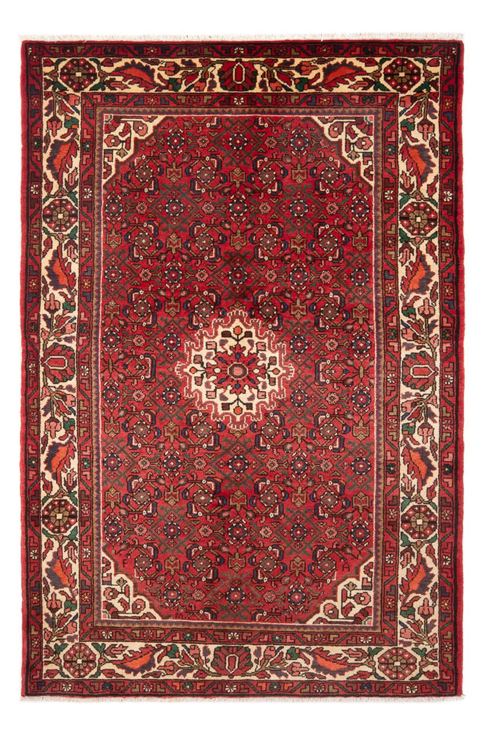 Perserteppich - Nomadic - 213 x 138 cm - rot