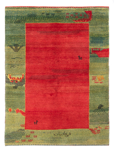 Gabbeh Persisch Teppich 152x198cm - Perserteppich Wollteppich