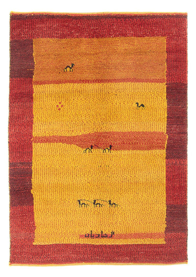 Gabbeh Persisch Teppich 124x170cm - Perserteppich Wollteppich