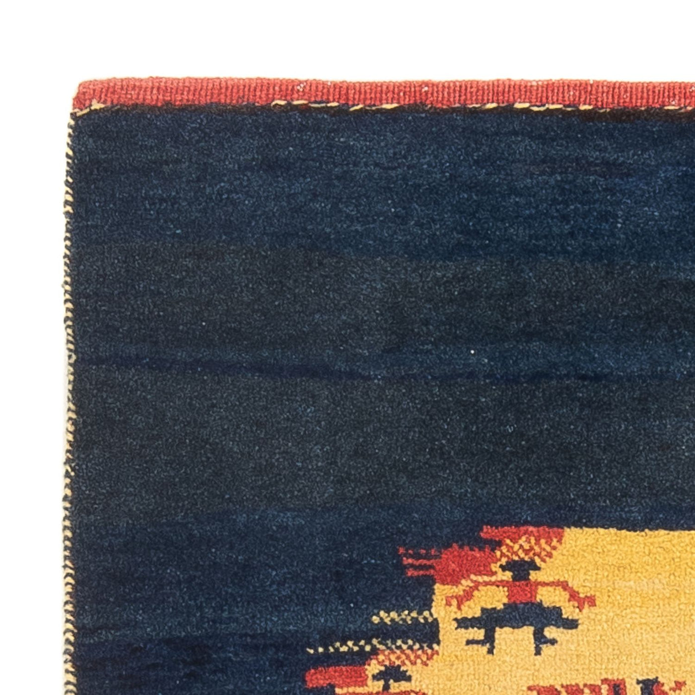 Gabbeh Persisch Teppich 120x92cm - Perserteppich Wollteppich