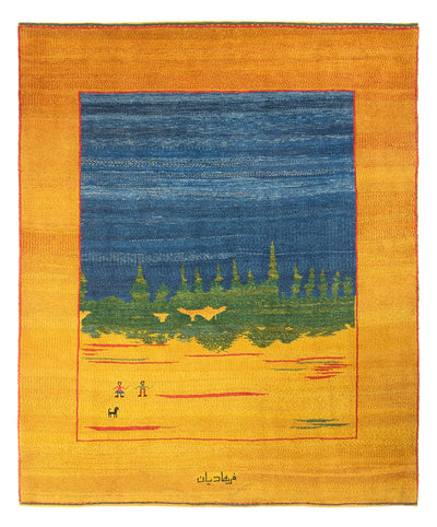 Gabbeh Persisch Teppich 205x240cm - Perserteppich Wollteppich