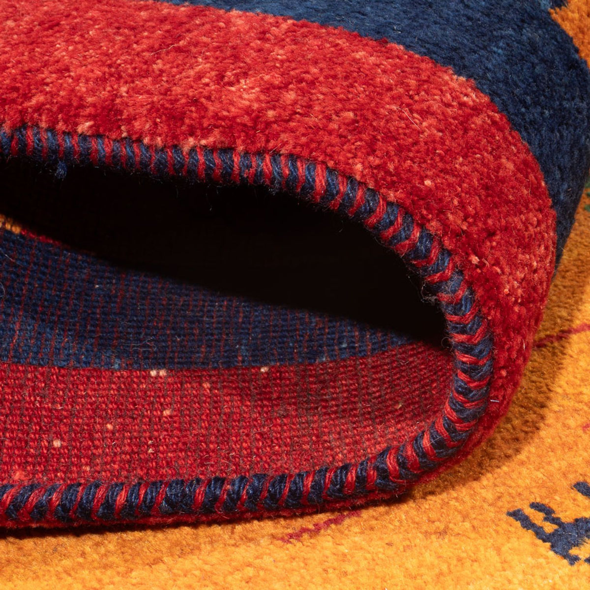 Gabbeh Teppich - Perser - 238 x 198 cm - mehrfarbig