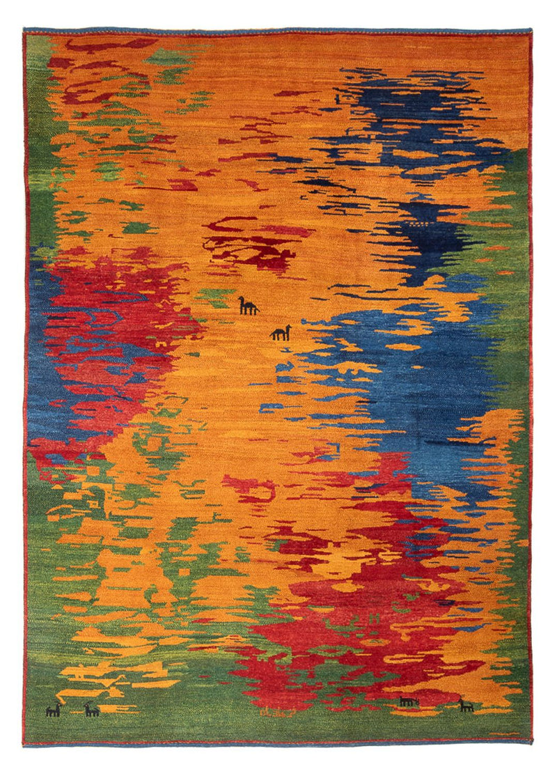 Gabbeh Teppich - Perser - 298 x 225 cm - mehrfarbig