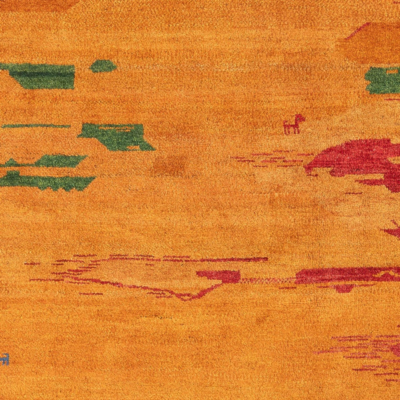 Gabbeh Teppich - Perser - 228 x 203 cm - mehrfarbig