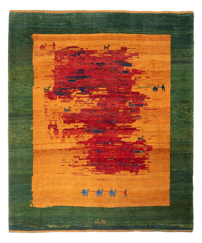 Gabbeh Teppich - Perser - 227 x 200 cm - mehrfarbig
