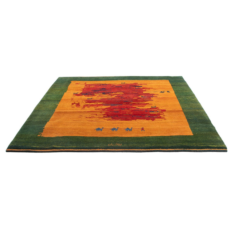 Gabbeh Teppich - Perser - 227 x 200 cm - mehrfarbig