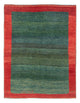 Gabbeh Persisch Teppich 153x120cm - Perserteppich Wollteppich