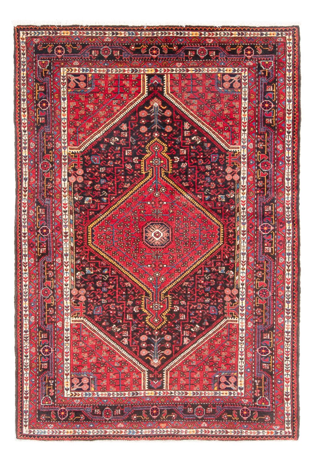 Perserteppich - Nomadic - 213 x 134 cm - hellrot