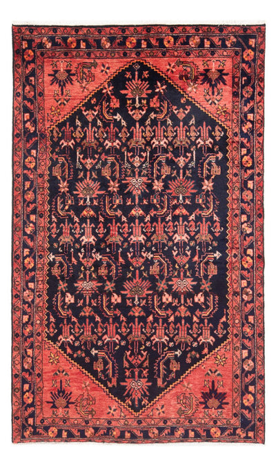 Hamadan Teppich 133x219cm - Perserteppich - dunkelblau