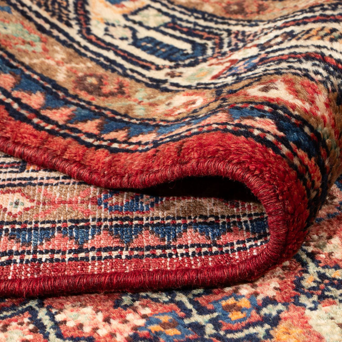 Perserteppich - Nomadic - Royal - 221 x 132 cm - rot