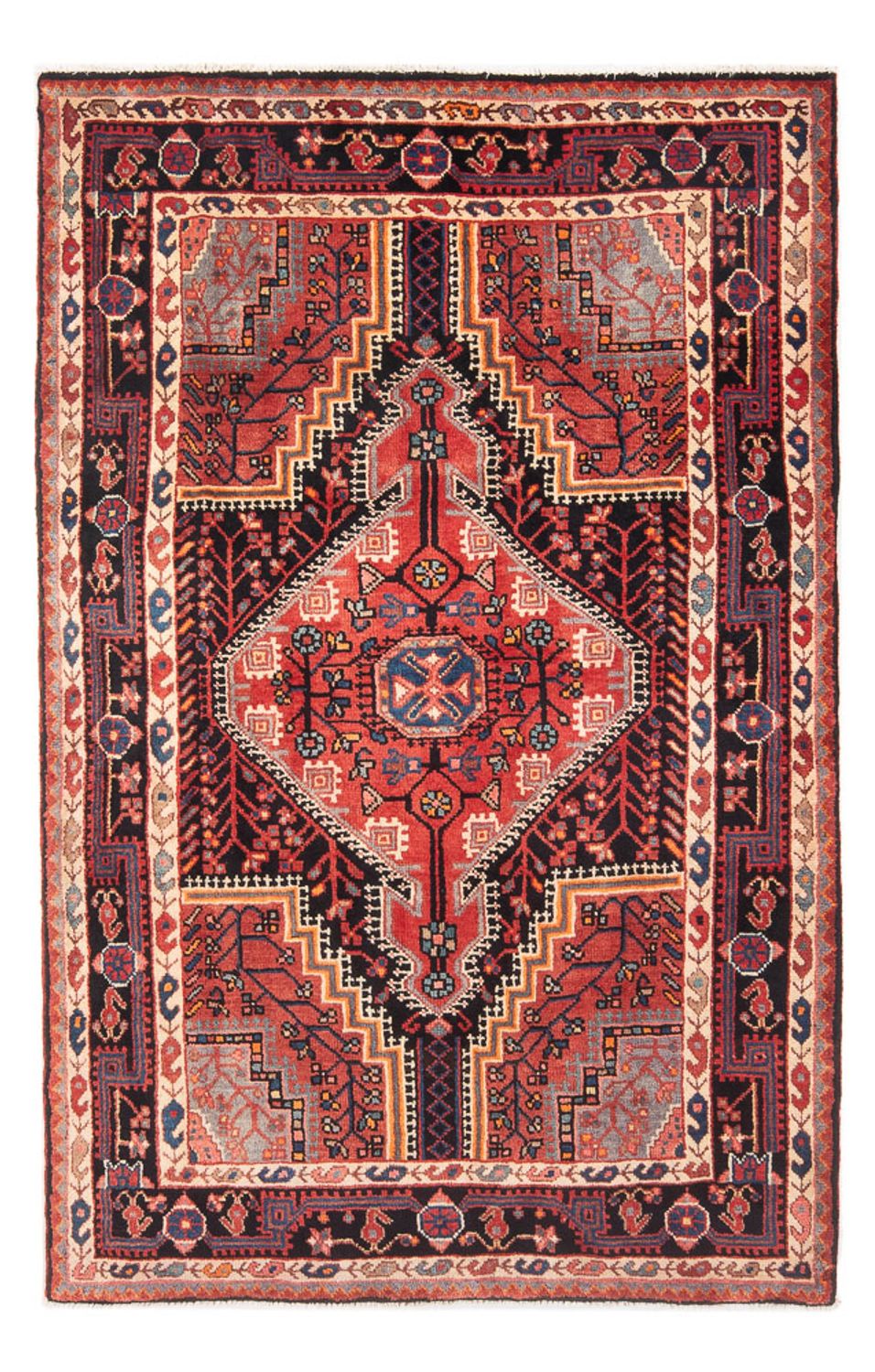 Perserteppich - Nomadic - Royal - 183 x 114 cm - dunkelblau