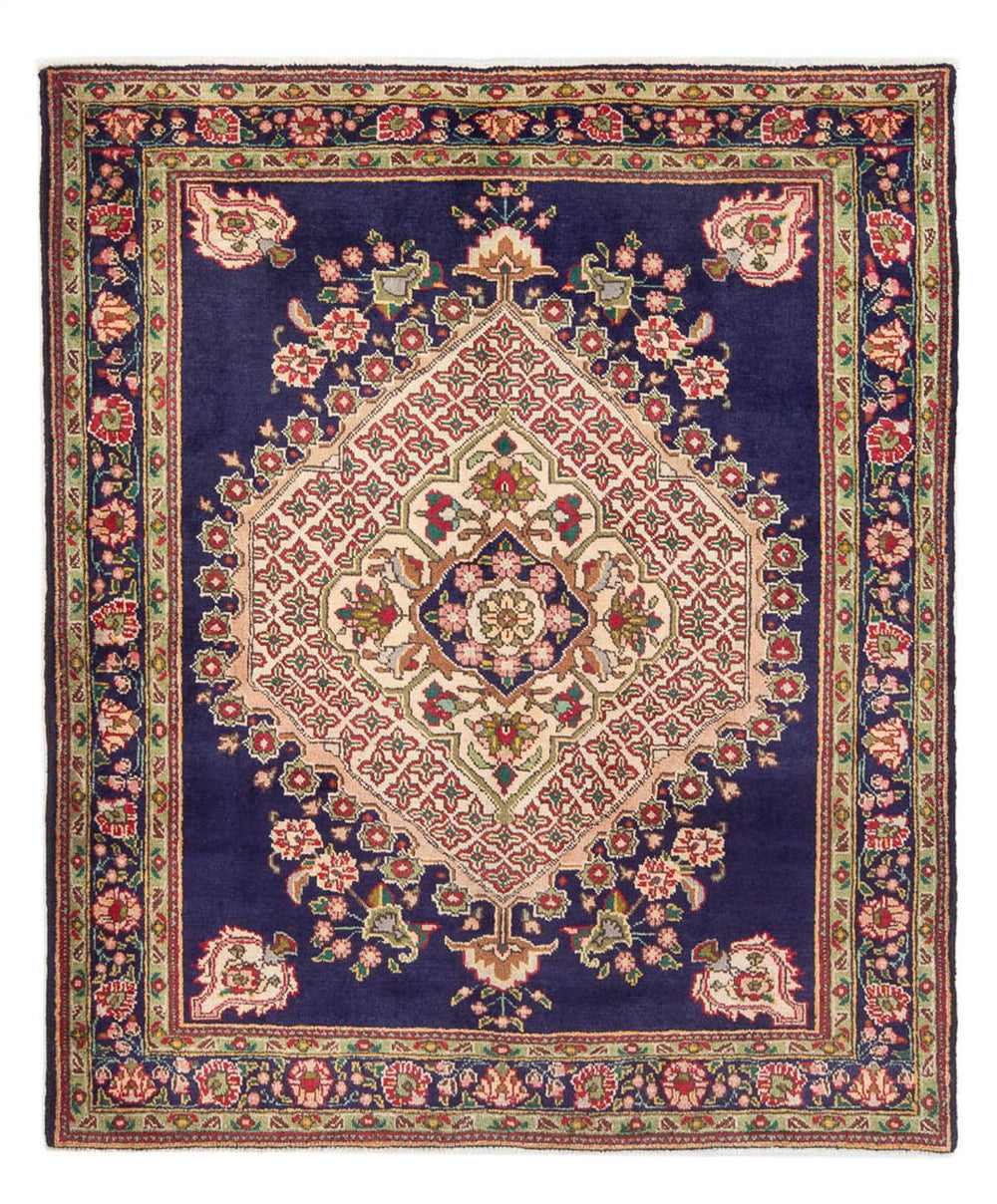 Perserteppich - Nomadic - Royal - 184 x 150 cm - dunkelblau