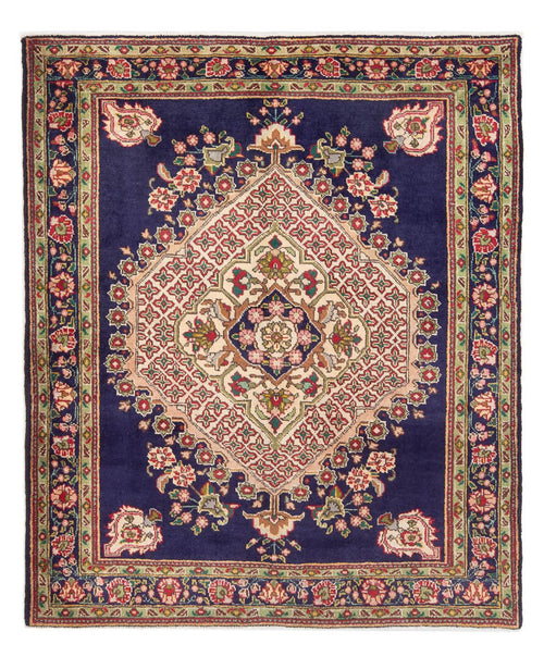Perserteppich - Nomadic - Royal - 184 x 150 cm - dunkelblau