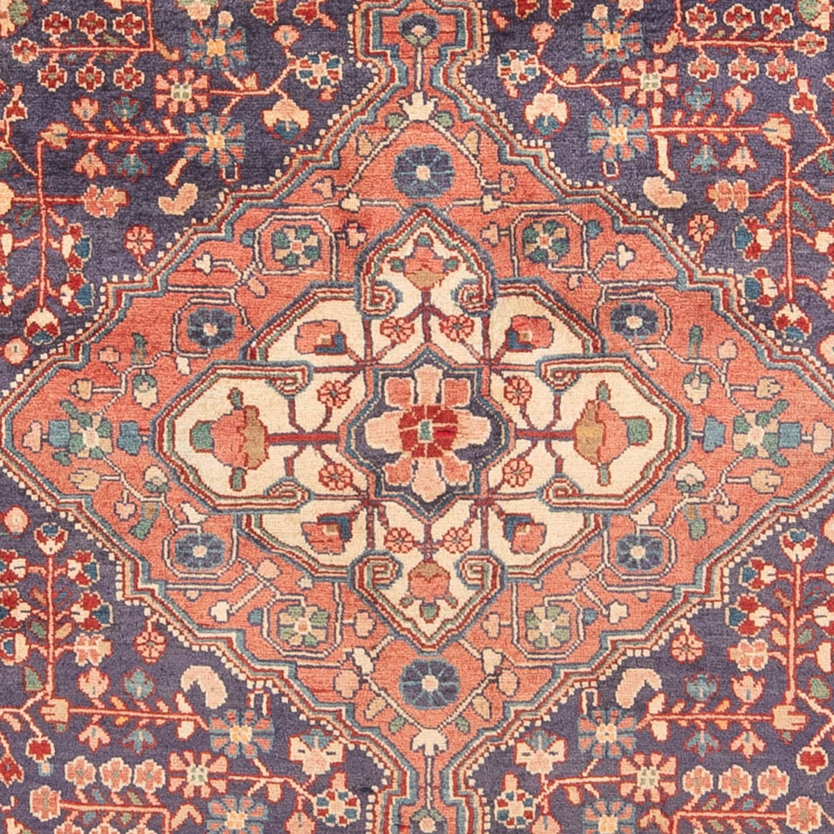 Perserteppich - Nomadic - Royal - 207 x 138 cm - blau