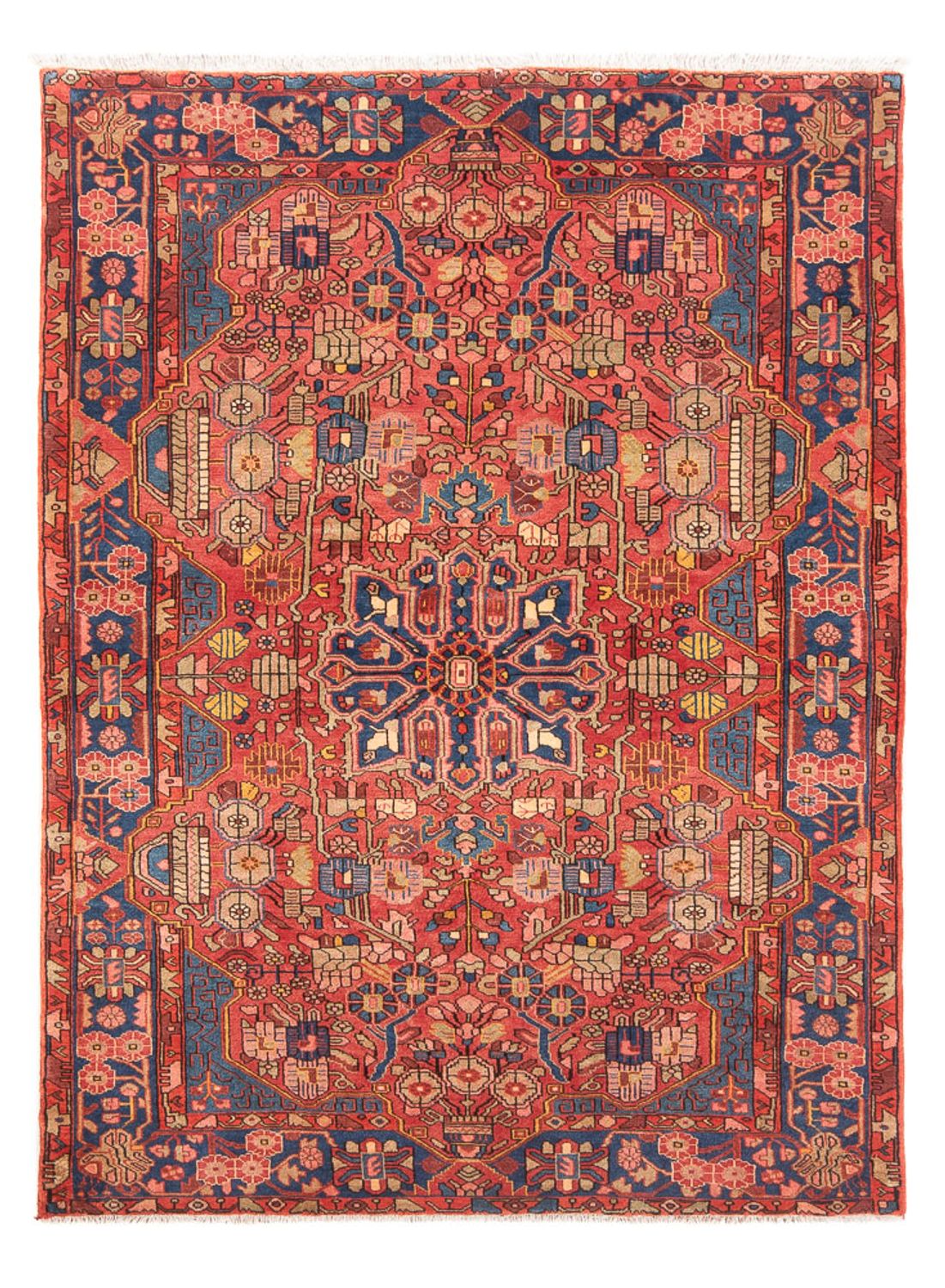 Perserteppich - Nomadic - 220 x 153 cm - hellrot