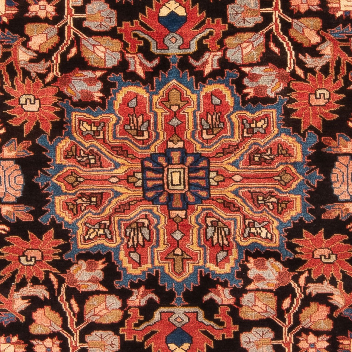 Perserteppich - Nomadic - 245 x 154 cm - bordeauxrot