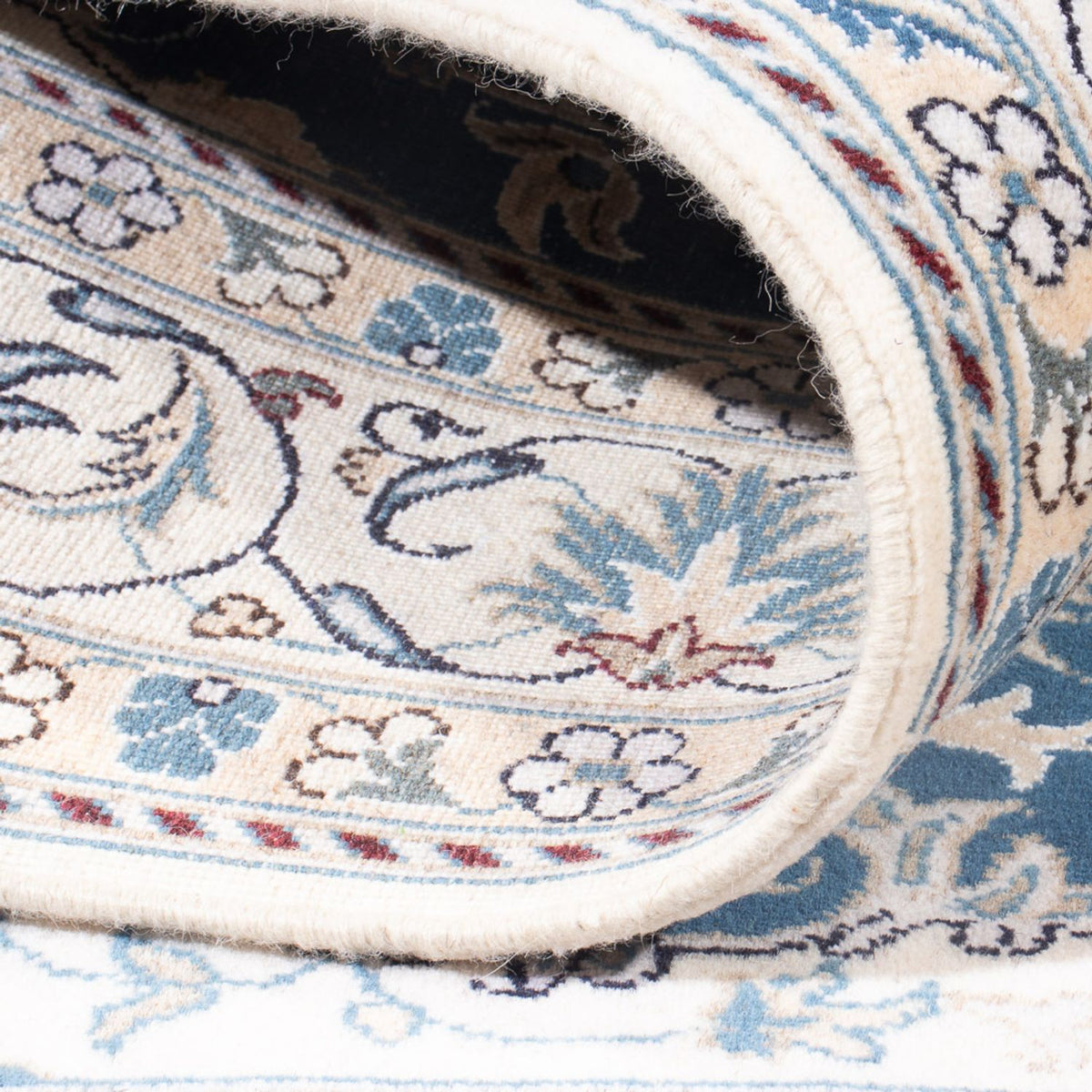 Perserteppich - Nain - Royal - 196 x 150 cm - blau