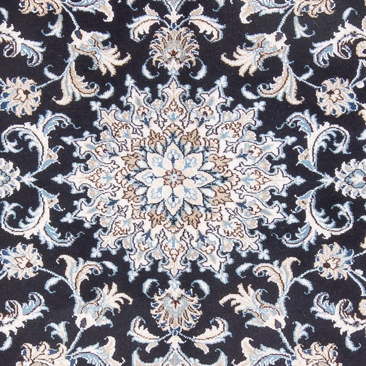 Perserteppich - Nain - Royal - 193 x 143 cm - dunkelblau