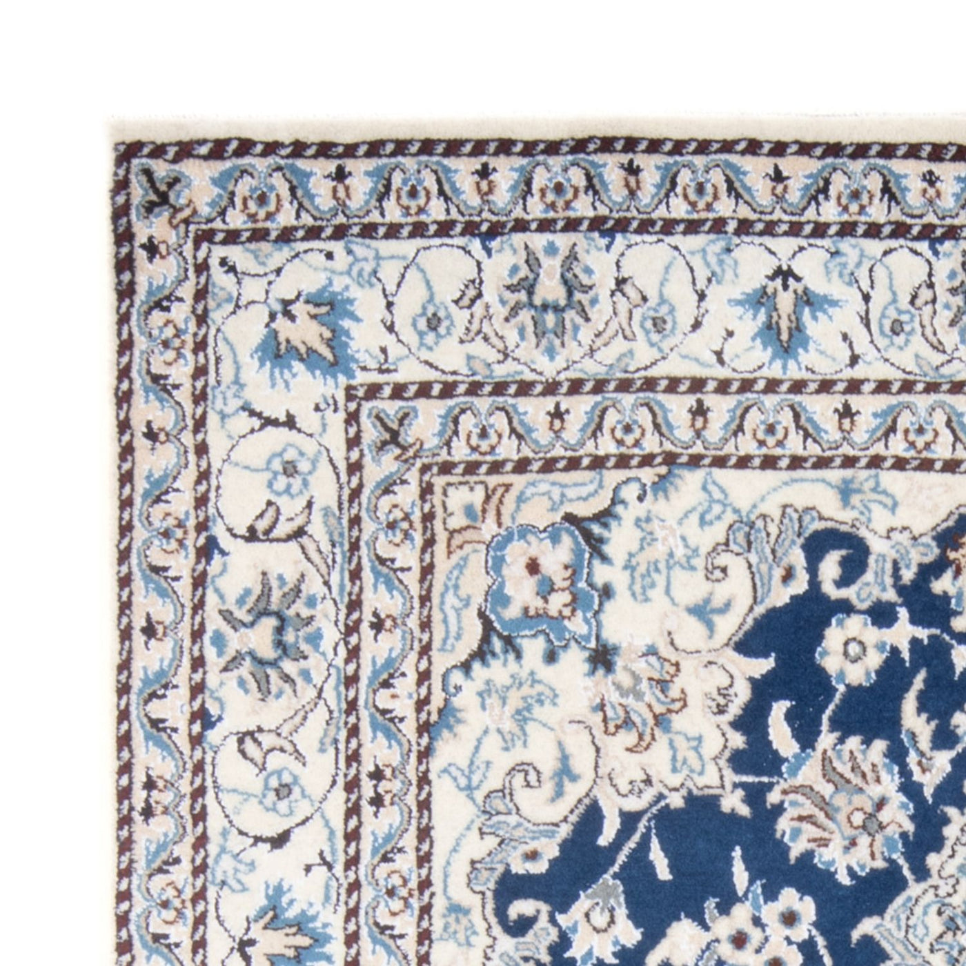 Perserteppich - Nain - Royal - 203 x 144 cm - blau