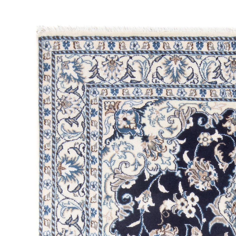 Perserteppich - Nain - Royal - 202 x 146 cm - dunkelblau