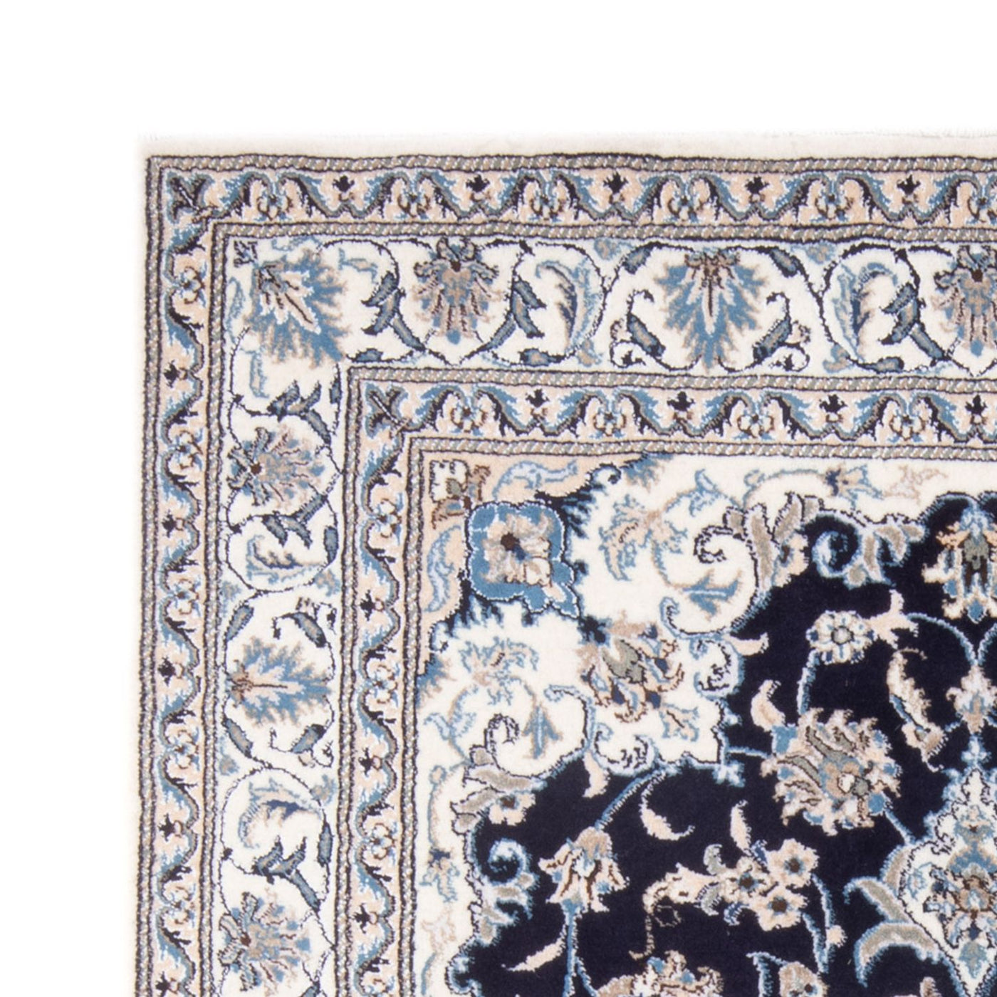 Perserteppich - Nain - Royal - 205 x 150 cm - dunkelblau
