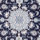 Perserteppich - Nain - Royal - 213 x 150 cm - dunkelblau