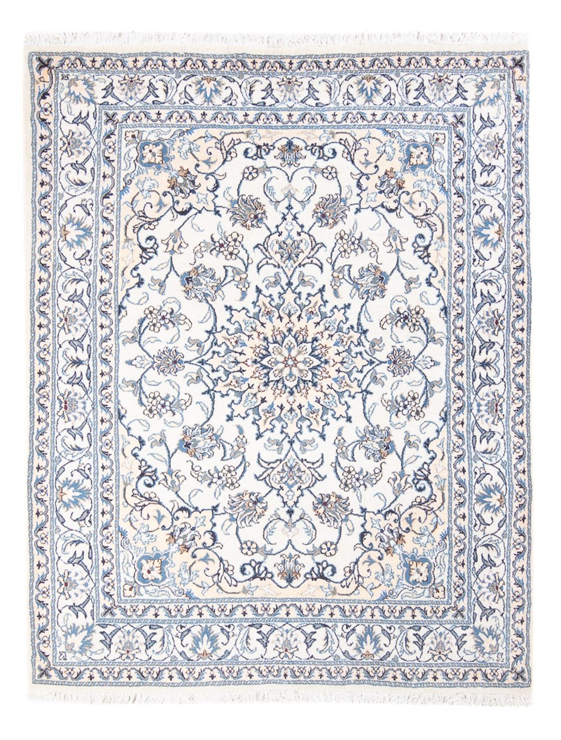Perserteppich - Nain - Royal - 207 x 150 cm - creme