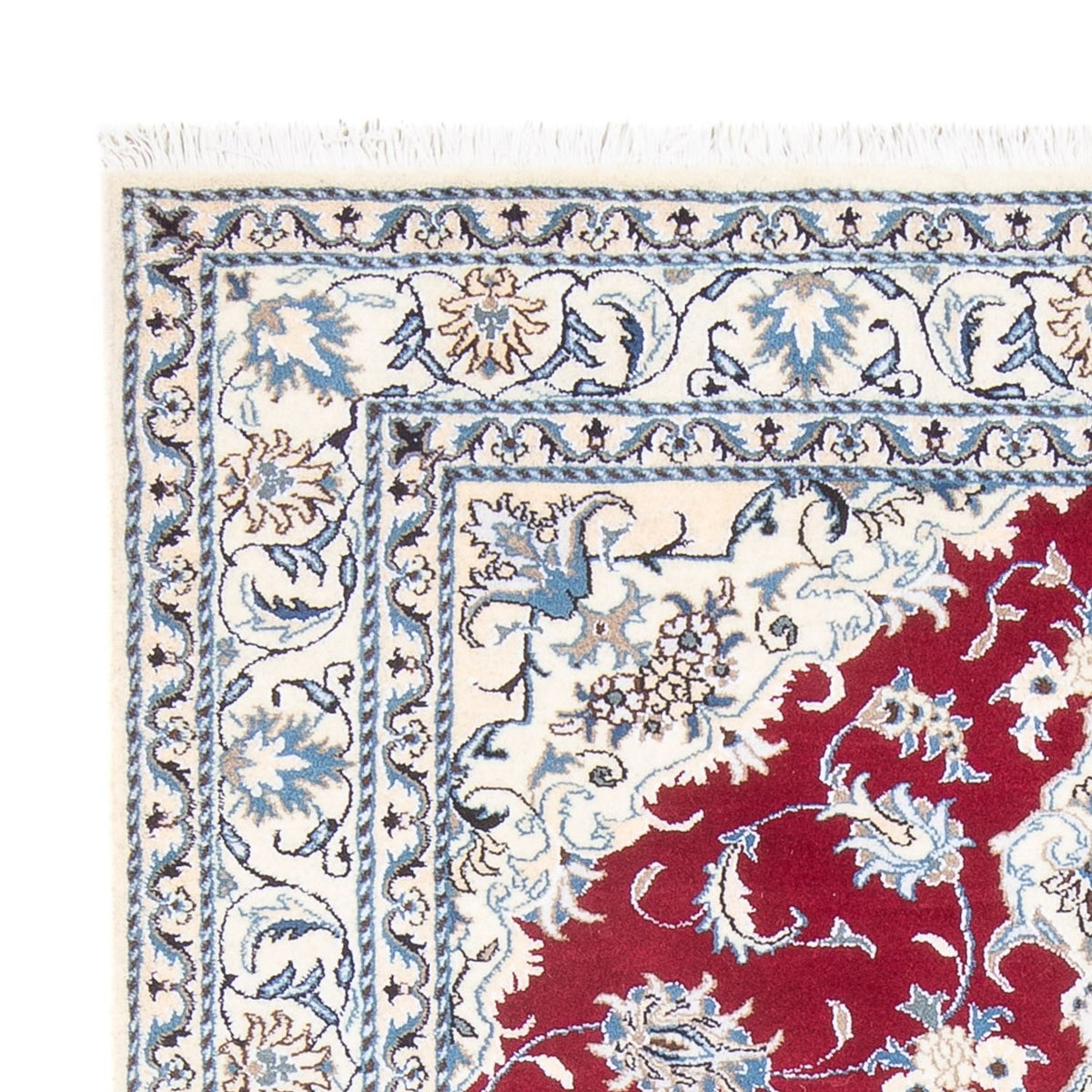 Perserteppich - Nain - Royal - 195 x 148 cm - rot