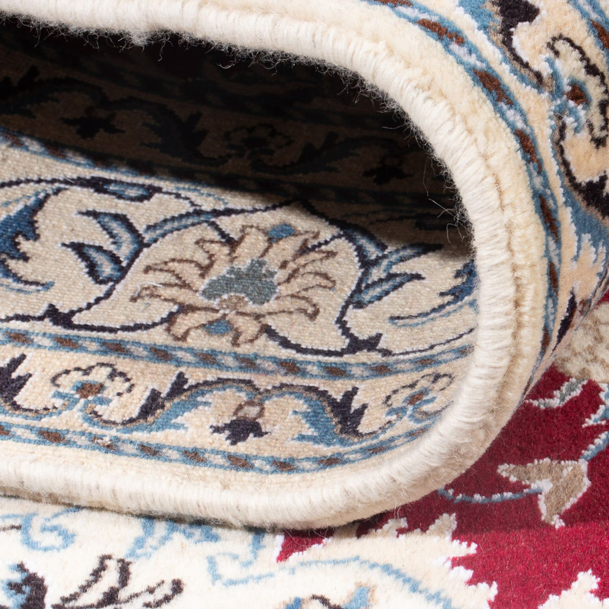 Perserteppich - Nain - Royal - 195 x 148 cm - rot